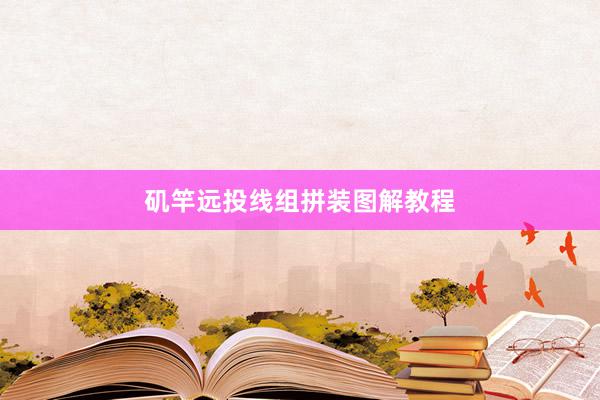 矶竿远投线组拼装图解教程